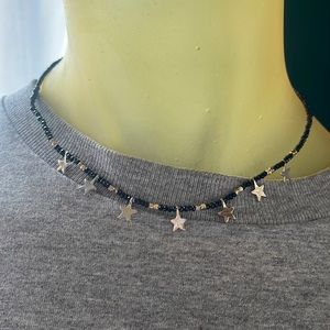 Black & Gold star choker